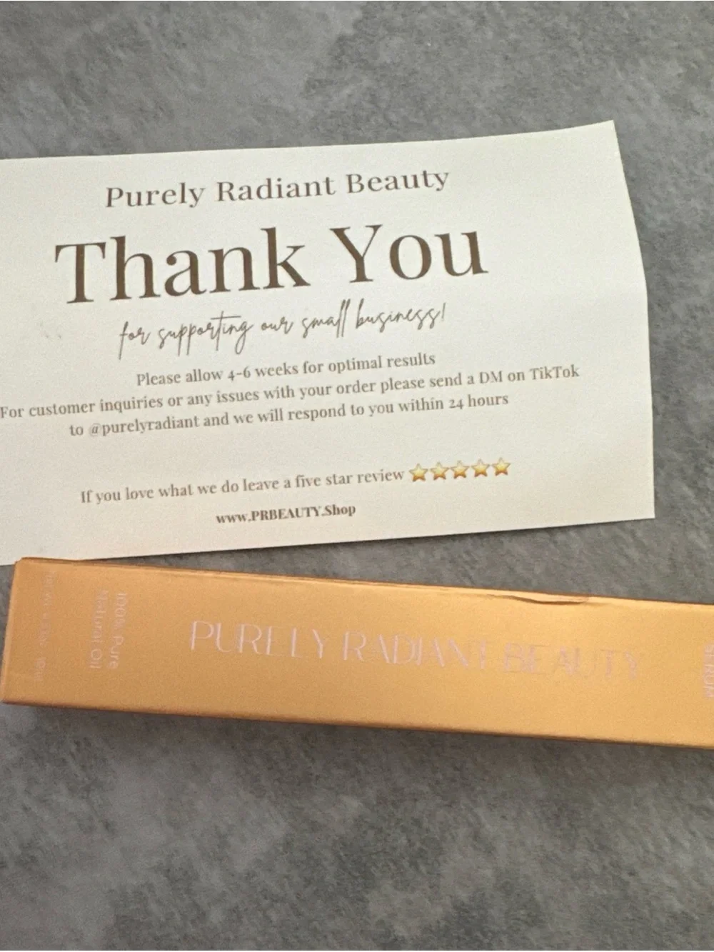 Purely Radiant Beauty Viral Lash & Brow Growth Serum - Organic,Vegan, Prostaglan